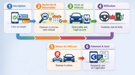 Autopartage Cross4mobility – voiture électrique partagée en milieu urbain