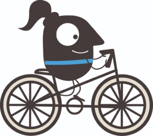 Mascotte officielle de la Semaine européenne de la mobilité à vélo